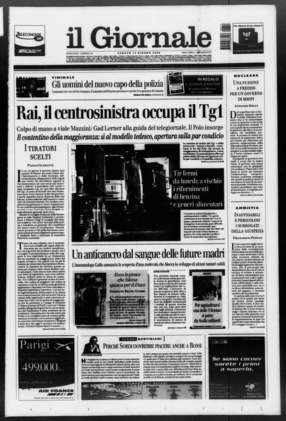 Il giornale : quotidiano del mattino